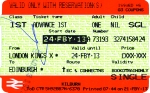 kings x to edinburgh ticket - Re-tracing the Flying Scotsman's most famous journey